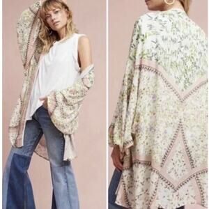 Blank Bl^nk London Kimono Top Pink Green One Size